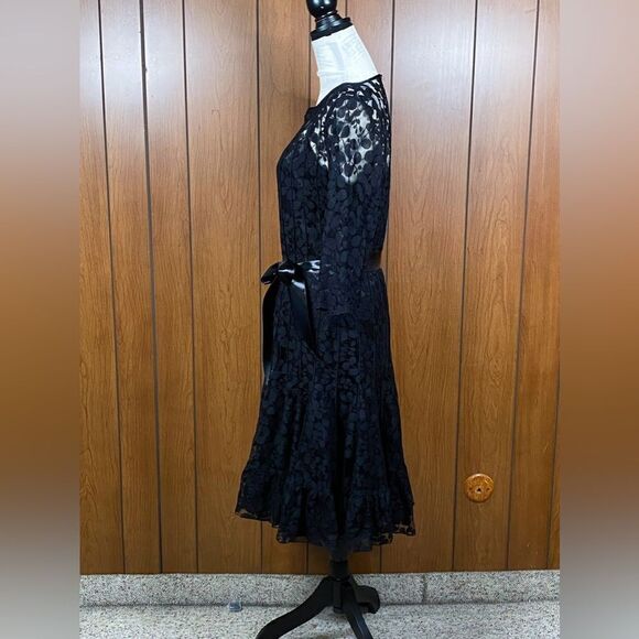 Teri Jon by Rickie Freeman Lace Pintuck Dress size 14 - Picture 9 of 13